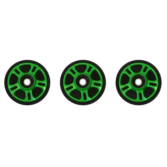 PDD Middle & Outside Rear Pearl Green Idler Wheels Kit for Snowmobile ARCTIC CAT Z 370/LX 2004-2006