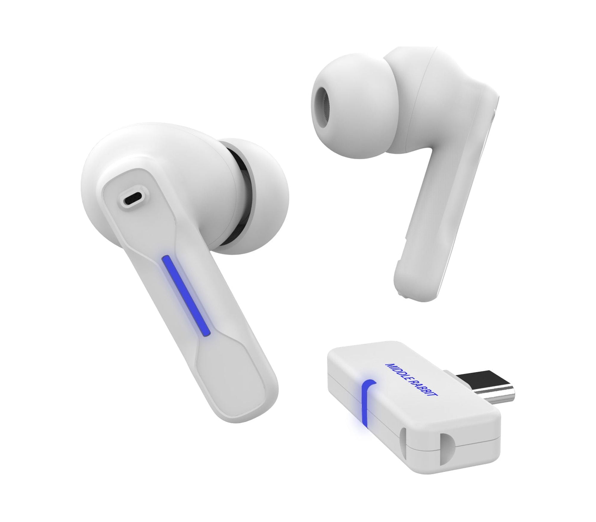 Middle Rabbit SW4 Wireless Gaming Earbuds PS4 PS5, PC, Switch