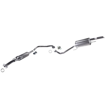 Middle Resonator and Muffler for Nissan Versa 1.6L Sedan 4 Door 2012-2017