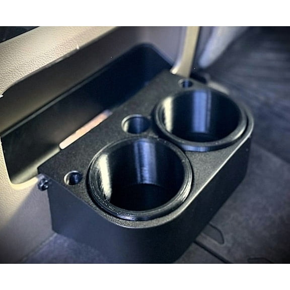 Middle Row Double Cup Holder for GMC/Chevy Suburban, Tahoe, Yukon, Yukon XL, Sierra, Silverado (2015-2020)