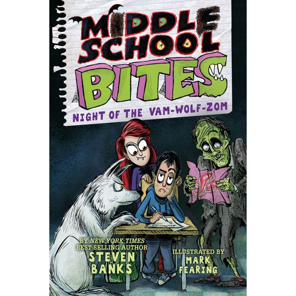 Pre-Owned Middle School Bites 4: Night of the Vam-Wolf-Zom (Paperback) 0823454517 9780823454518