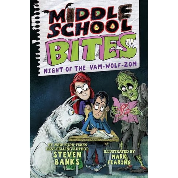 Pre-Owned Middle School Bites 4: Night of the Vam-Wolf-Zom (Paperback) 0823454517 9780823454518