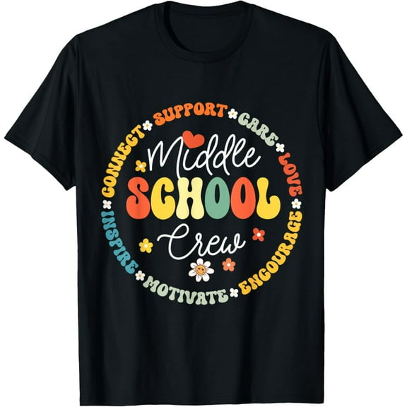 Middle School Crew Back To School For Teacher T-Shirt