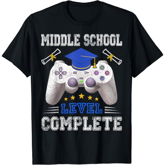 Middle School Level Complete Class Of 2023 Graduation T-Shirt