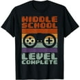 thumbnail image 1 of Middle School Level Complete Graduate 8th Grade End Of Year T-Shirt, 1 of 4