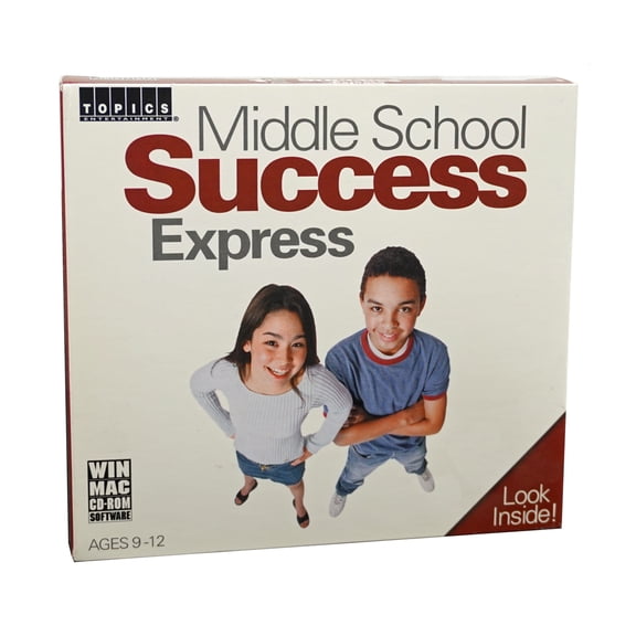 Middle School Suite Success (CD Rom) Ages 9-12 - Writing & Life Science Fundamentals Self Paced Tutorial Software