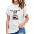 thumbnail image 1 of Middle School Starts Back To School Teacher Student Women's Printed T-Shirt - Attractive and Fashionable Design, 1 of 3