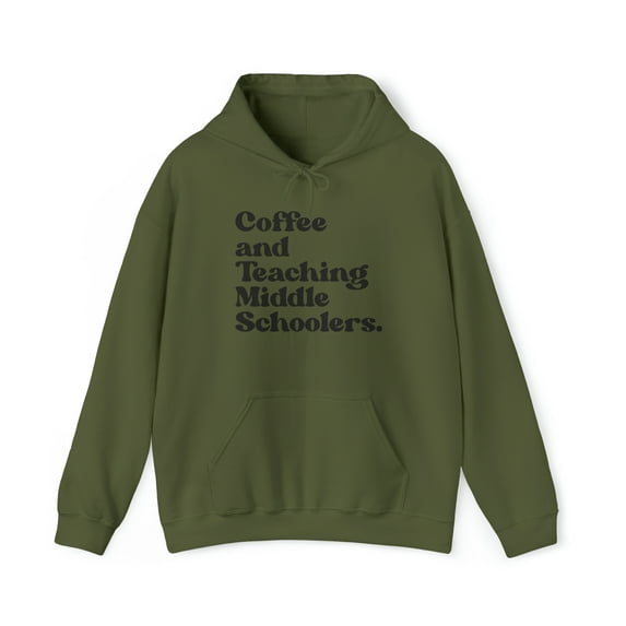 Middle School Teacher School Graduation Hoodie, Gifts, Hooded Sweatshirt