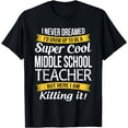 thumbnail image 1 of Middle School Teacher Shirt Funny Gift T-Shirt, 1 of 4