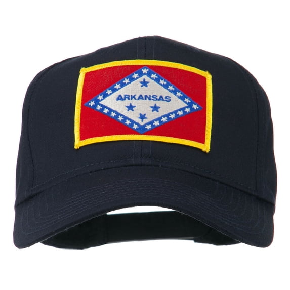 Middle State Arkansas Embroidered Patch Cap - Navy OSFM