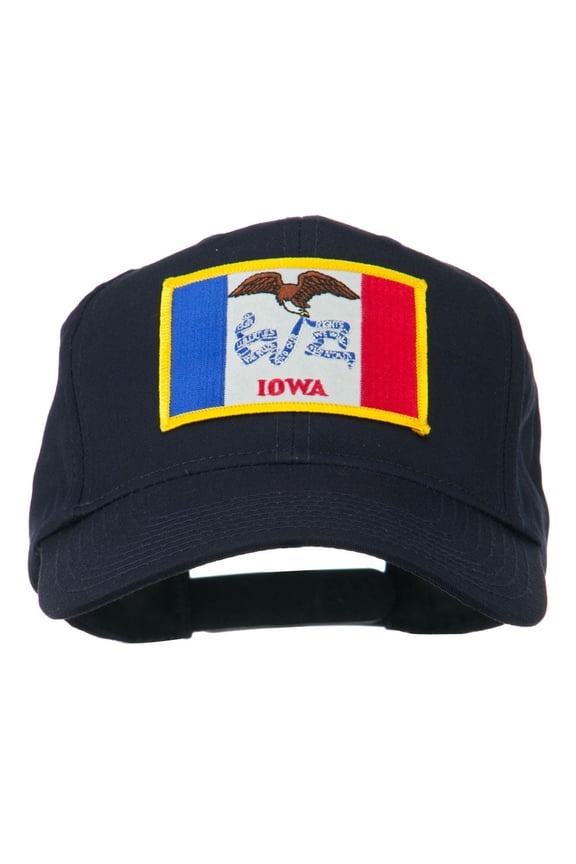 Middle State Iowa Embroidered Patch Cap - Navy OSFM