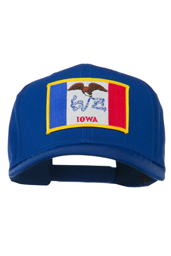 Middle State Iowa Embroidered Patch Cap - Royal OSFM