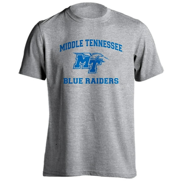 Middle Tennessee State University Blue Raiders MTSU Distressed Retro Short Sleeve T-Shirt