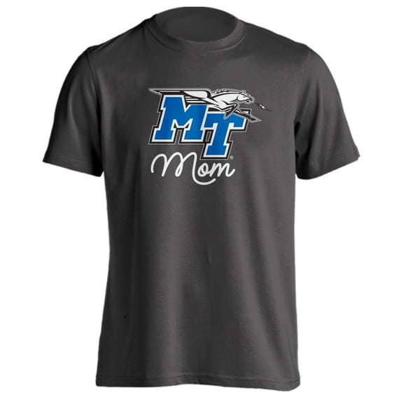 Middle Tennessee State University Blue Raiders Mom Proud Parent Short Sleeve T-Shirt