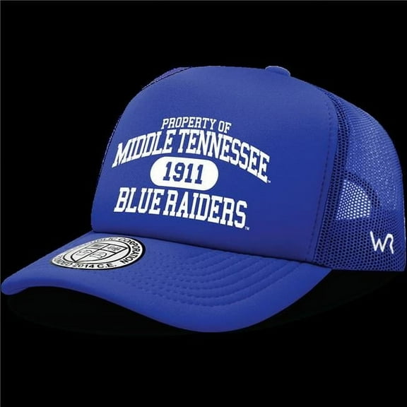 Middle Tennessee State University Blue Raiders Property of College Caps, Royal