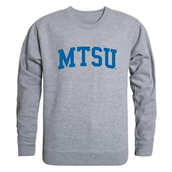 Middle Tennessee State University Men GameDay Crewneck Sweatshirt, Heather Grey - 2XL