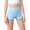 thumbnail image 1 of Middle Waist Kids Children Slim Fit Flared Shorts Pants, 1 of 5