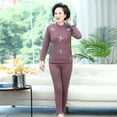 Middleaged and elderly winter clothes plus padded thermal underwear
