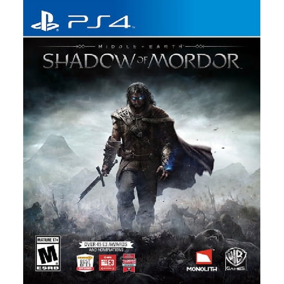 Restored Middle-earth: Shadow of Mordor, PlayStation 4 Action & Adventure, Parental Controls, Video Game