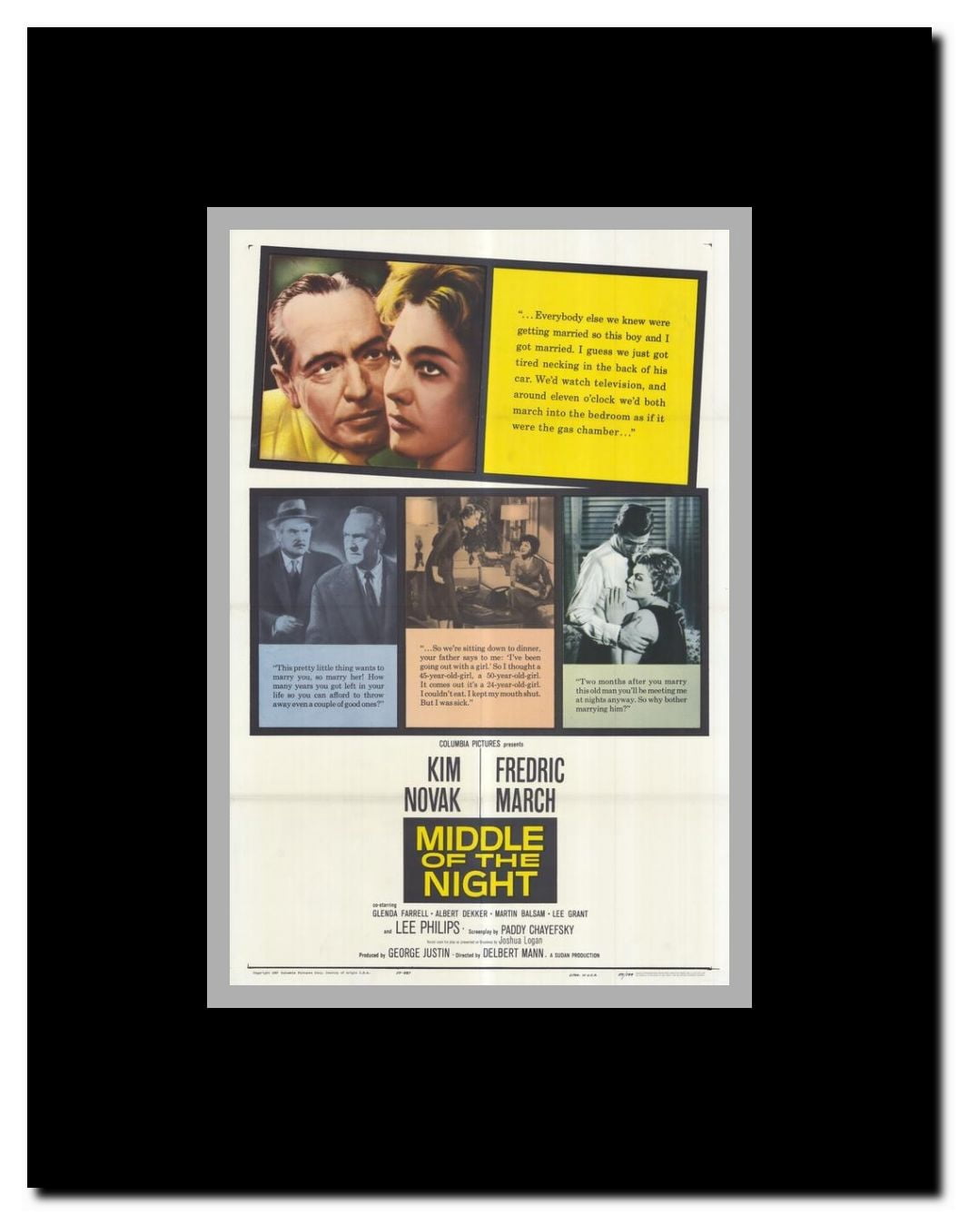 Middle of the Night Framed Movie Poster