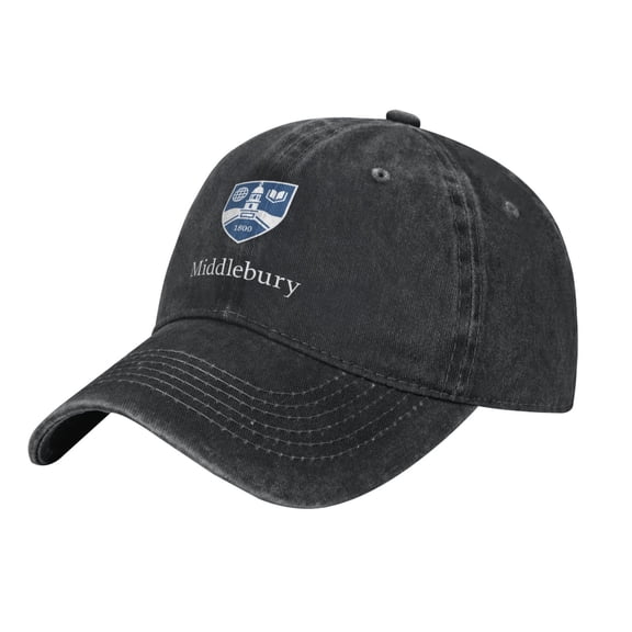 Middlebury College Logo Hat Adjustable Baseball Cap Cotton Cowboy Hat, Fashionable For Man Woman
