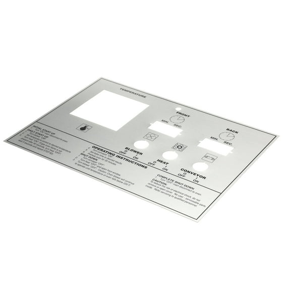 Middleby Label,Control Face Ps570/555 39464 - Genuine OEM Replacement Part