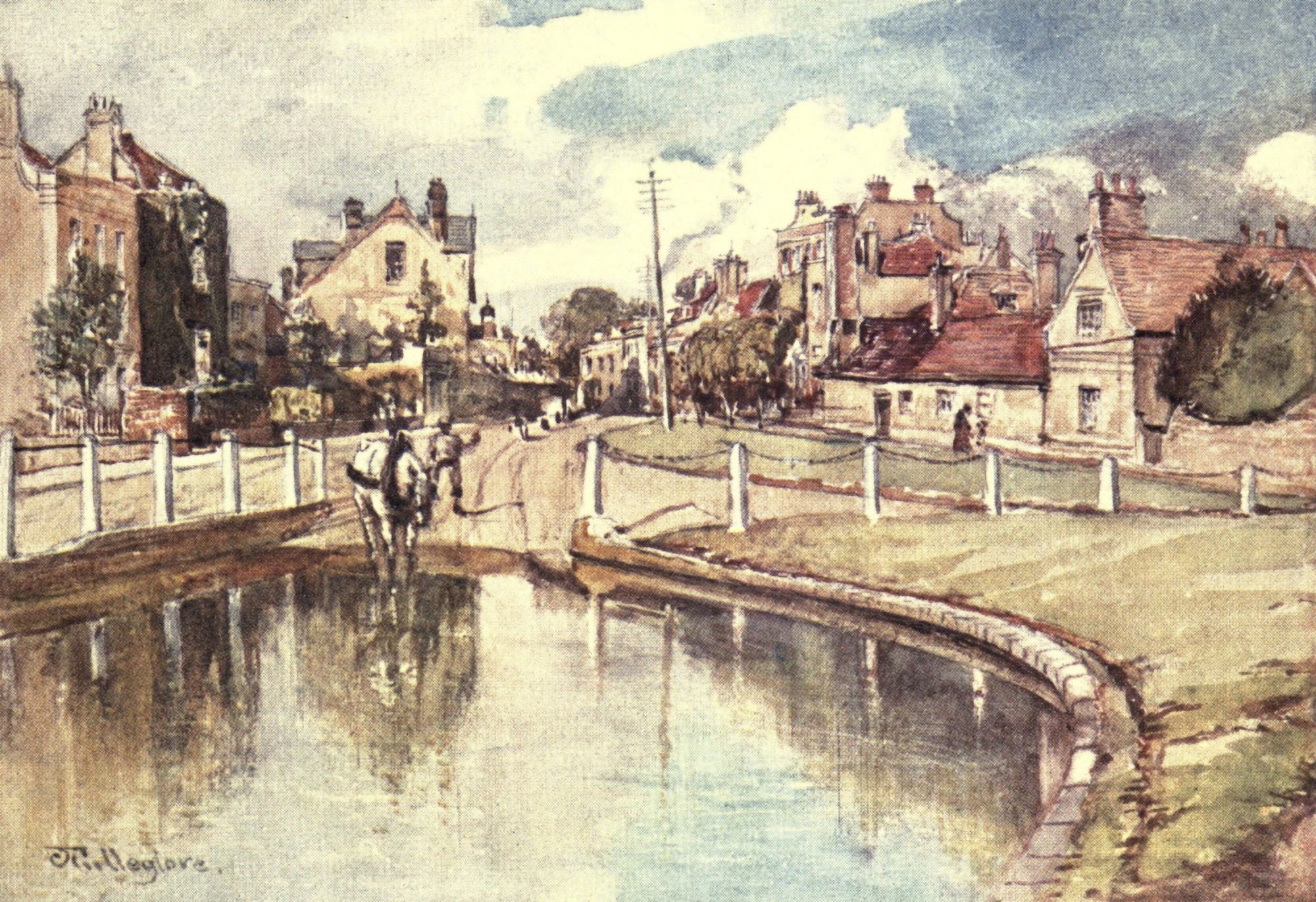 Middlesex 1907 Hendon Canvas Art - John Fulleylove (18 x 24)
