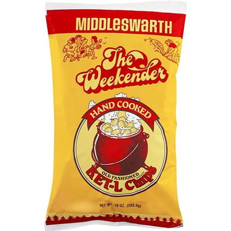 Middleswarth Hand Cooked Old Fashioned KET-L Potato Chips The Weekender (3 Bags)