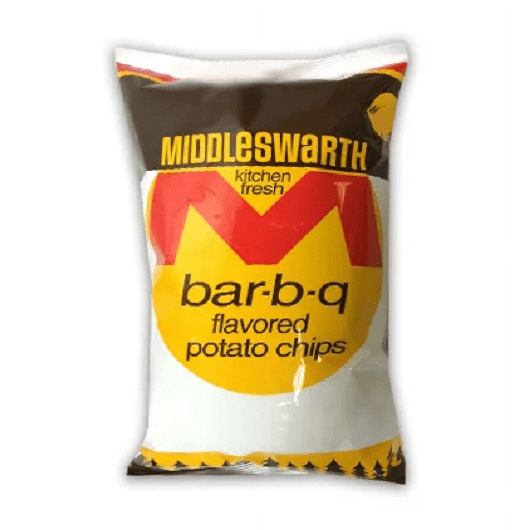 Middleswarth Kitchen Fresh BBQ Potato Chips, Single Serve, 6Pack 3.5