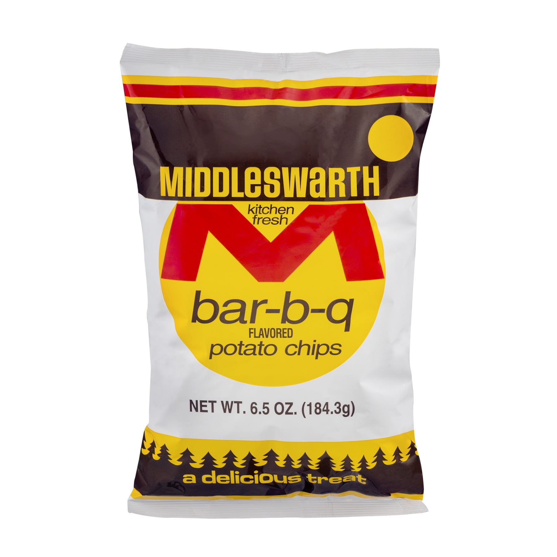 Middleswarth Kitchen Fresh Bar-B-Q Flavored Potato Chips, 6.5 Oz ...