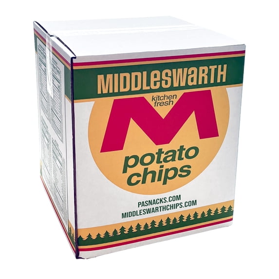Middleswarth Potato Chips- 3 LB. Box - Sea Salt and Vinegar
