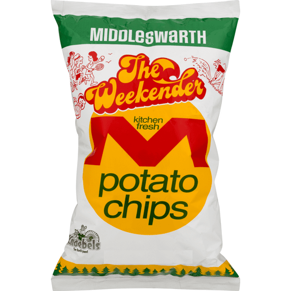 Middleswarth Weekender Kitchen Fresh Original Potato Chips, 6-Pack 9 oz. Bags