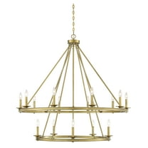 Middleton 15-Light Chandelier in Warm Brass