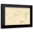 thumbnail image 1 of Middleton 24x17 Black Modern Framed Museum Art Print Titled - Lexington and Big Sandy Railroad - Middleton 1853, 1 of 5
