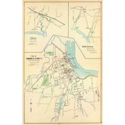 Middletown, Connecticut, 1893 Poster Print by D.H Hurd and Co. 12 x 18