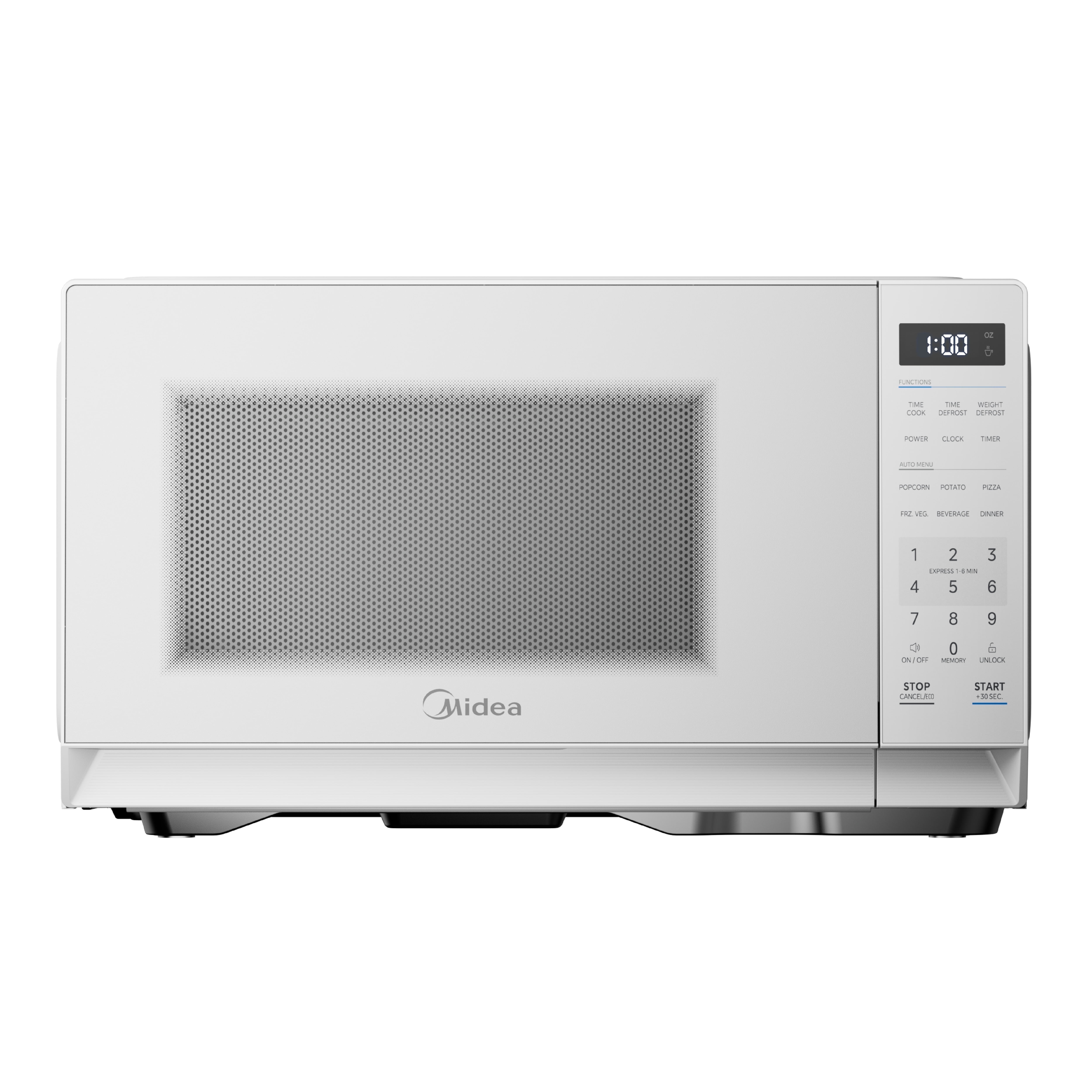 Midea 単機能電子レンジ ホワイト Midea Countertop Microwave Oven, 0.7 Cu Ft, 700 Watts, 11 Power