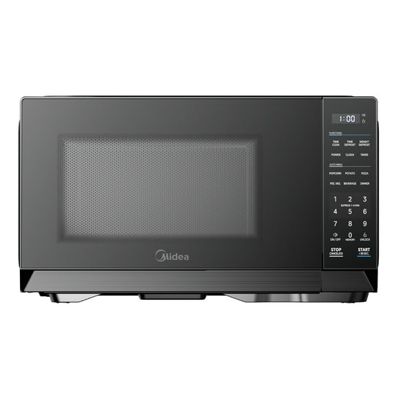 Midea Countertop Microwave Oven, 0.7 Cu Ft, 700 Watts, 11 Power Levels, Compact, Black