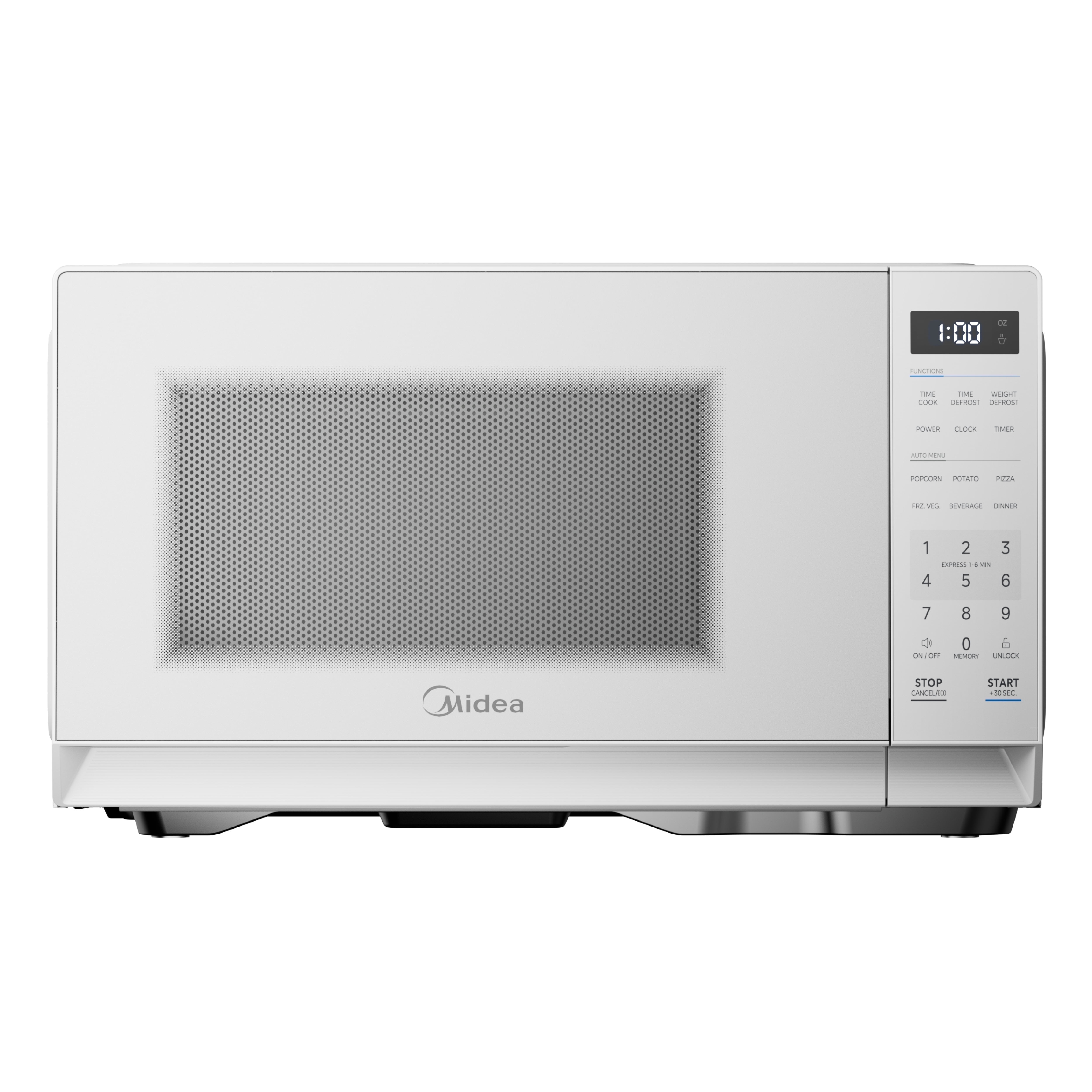 みみちゃんママ932P（WH)・909・921（WH)/（KH) Midea 0.9 cu. ft. Countertop Microwave Oven, 900W, Small Compact