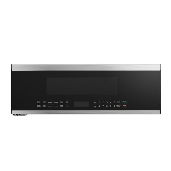 Midea 1.2 Cu. Ft. 30in Slim Over-the-Range Microwave with Sensor Cooking, MMO12S3AST