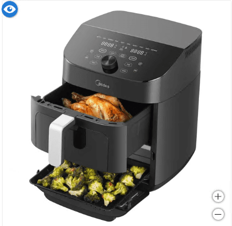 Midea 11-quart Dual Basket Air Fryer Oven