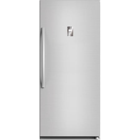 Midea 14.0 cu ft Energy Star Upright Freezer, Stainless Steel