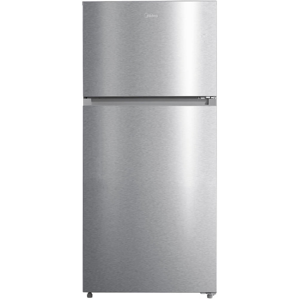 Midea MRT14D2BST 14 Cu. Ft. Stainless Top Freezer Refrigerator Garage Ready