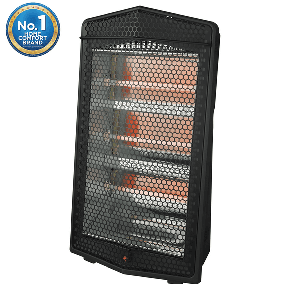 Midea 1500W Quartz Electric Space Heater, MSH20Q3ABBV, Black, New