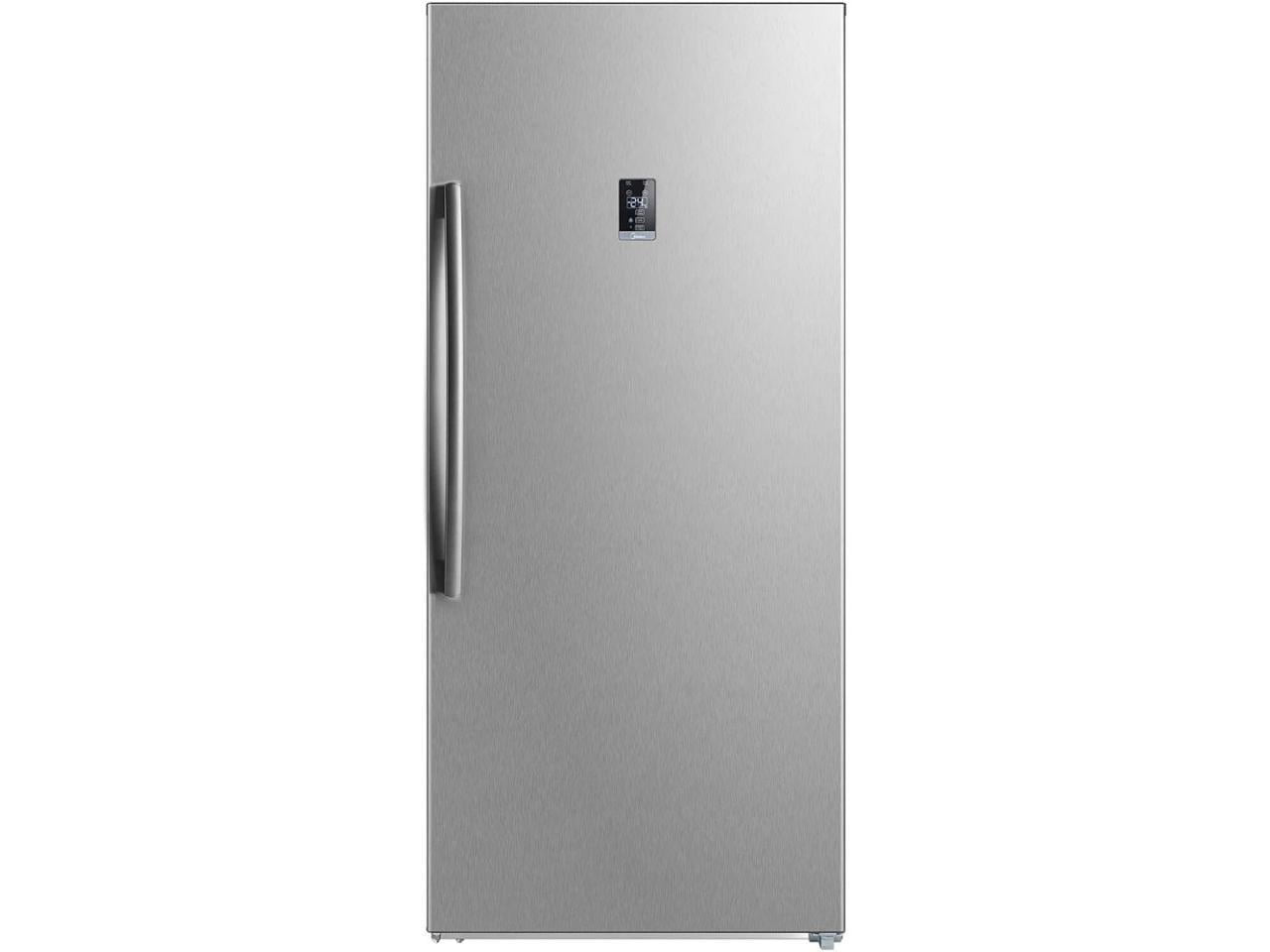 Midea 21 Cu. Ft. Convertible Upright Freezer, Stainless Steel