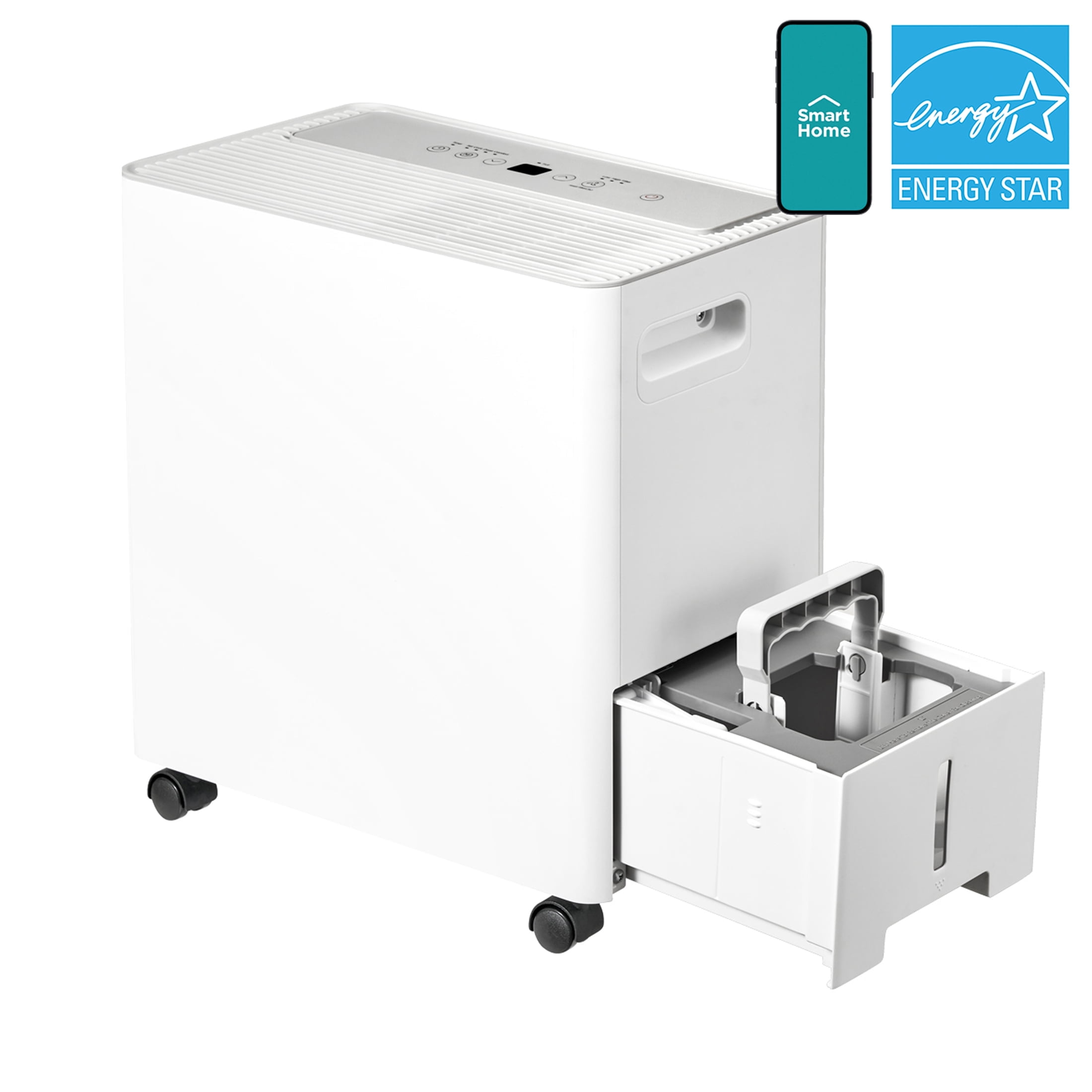 Midea 22 Pt. Smart Dehumidifier, App & Voice Control, Covers 1,500 Sq. ft. NEW MAD22S1AWWT