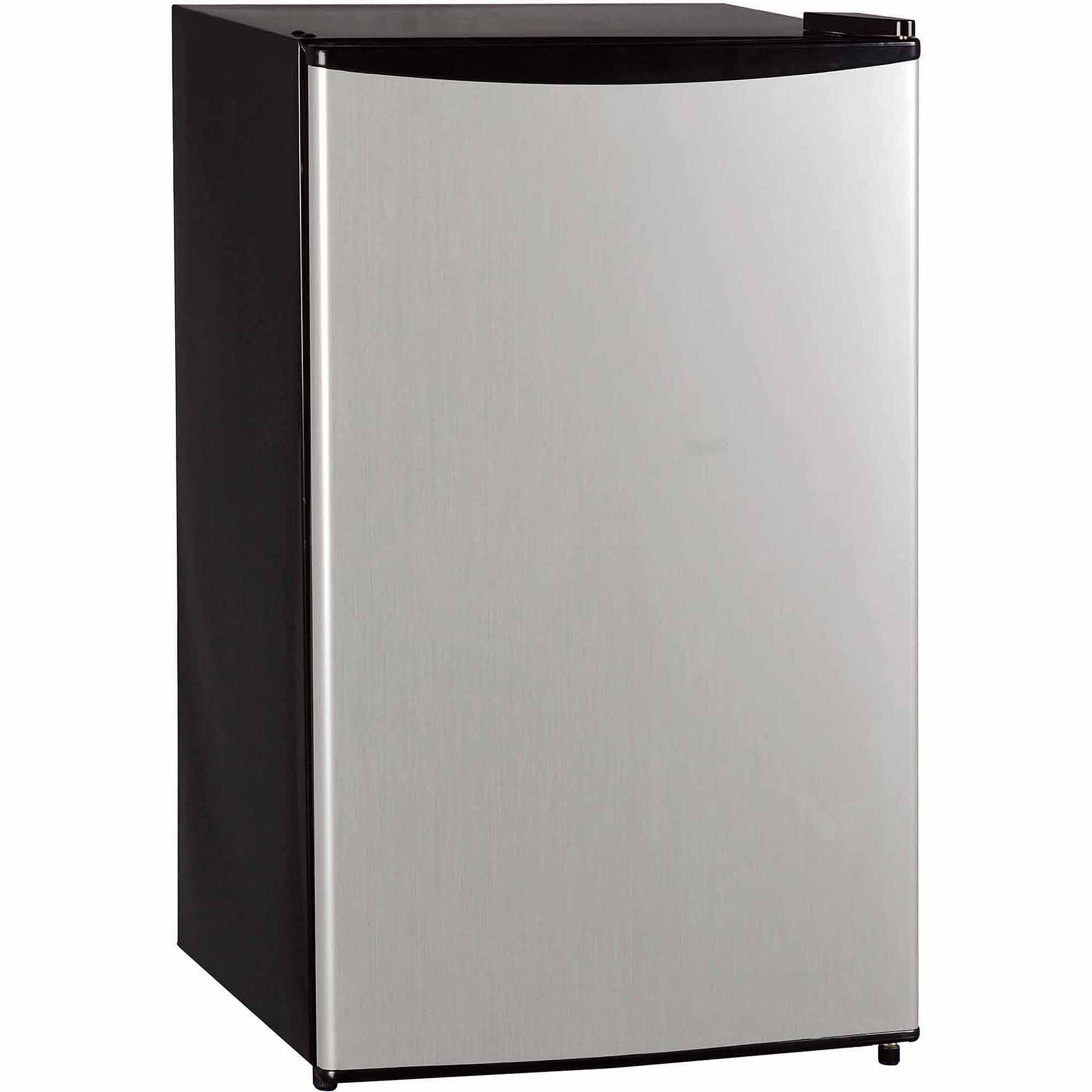 Midea 3.3 Cu Ft Compact Refrigerator WHS-121LSS1, Stainless Steel - image 1 of 4