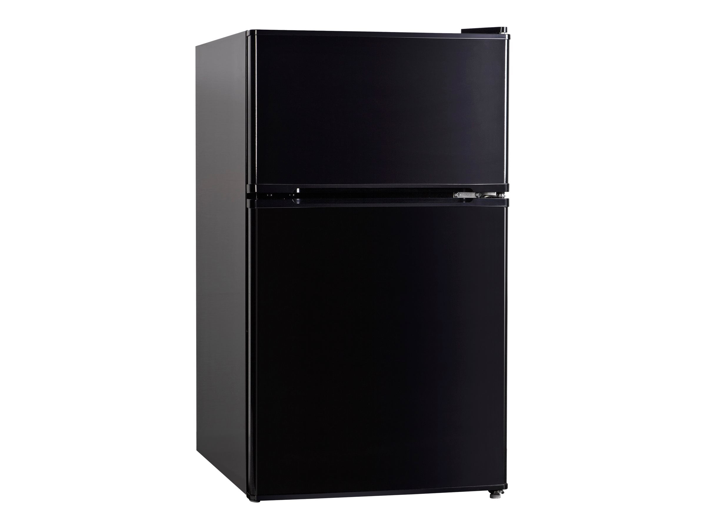 Auseo 3.2 Cu.Ft Double Door Mini Fridge with Freezer, Compact Retro  Refrigerator for Dorm, Office, Bar, RV, Bedroom, Black