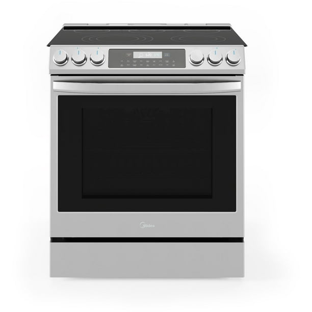 Midea 30In SlideIn Electric Range with WiFi Connectivity and Fan