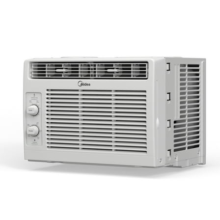 Midea 5,000 BTU Mechanical Window Air Conditioner, Covers up to 150 Sq ft, Easy Installation, MAW05M1WWT, White, New