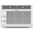 thumbnail image 1 of Midea 5,000 BTU Mechanical Window Air Conditioner, Covers up to 150 Sq ft, Easy Installation, MAW05M1WWT, White, New, 1 of 16